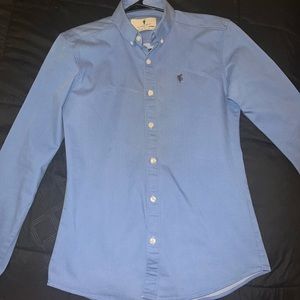 Men’s Father & Sons Blue Long Sleeve Shirt - Size Small
